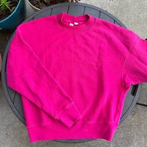 ✮ uniqlo u pink crewneck womens M ✮